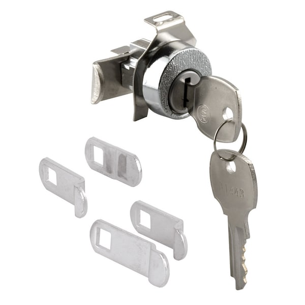 Prime-Line Prime-Line Nickel Steel Counter Clockwise Mailbox Lock S 4526 - main